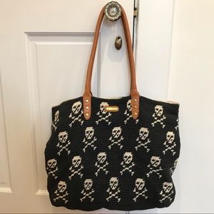 Rebecca Minkoff Skull Knit Tote